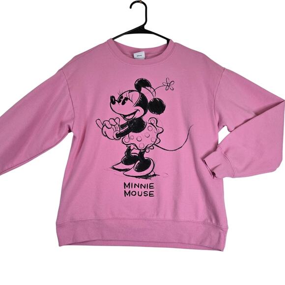 Disney Sweaters - Disney Minnie Mouse Pullover Sweater Womens small pink 0616